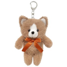Stream TY033-I Stream Market Mascot Keychain Tino Strap Charm Plush Corgi