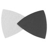 sourcing map Triangular Sandpaper Hook and Loop Triangle Sanding Pad