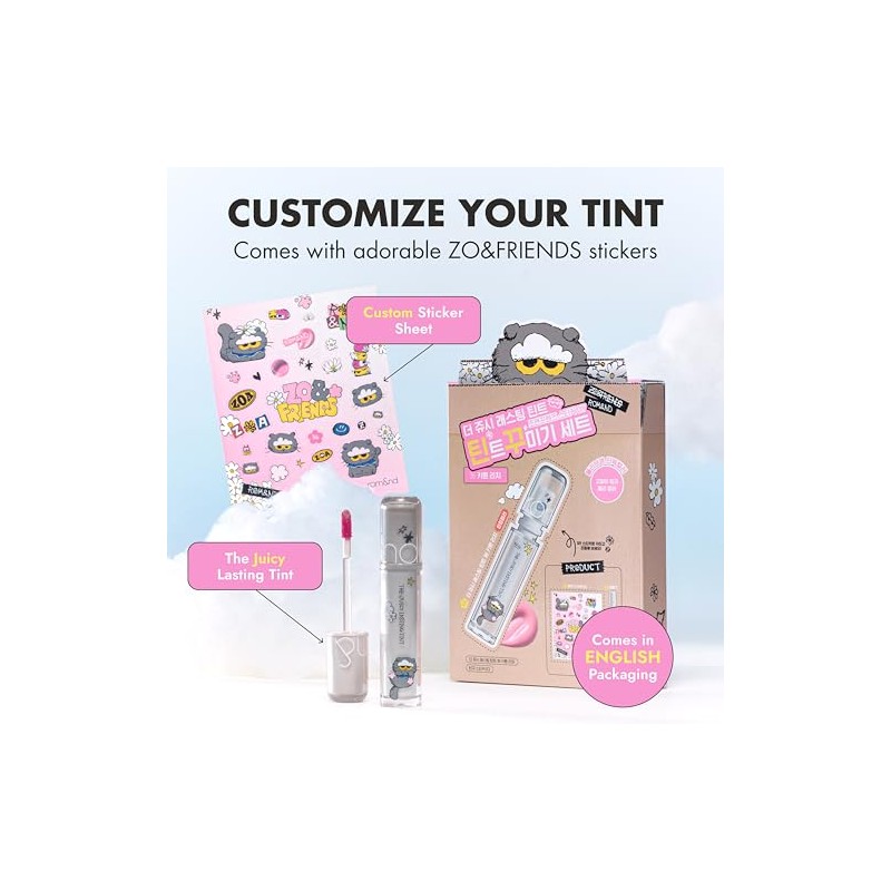 rom&nd Rom&nd Zo&friends The Juicy Lasting Tint DIY Set #03