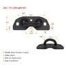 Mytee Products 1/2" Bolt-On D-Ring Lashing Points for Shipping Containers