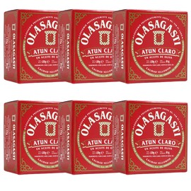 Olasagasti Yellowfin Tuna in Olive Oil – Premium Wild Caught Atun Claro, Imported from Spain, High in Protein and Omega 3 – 3.95oz Can (Pack of 6)