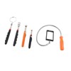 5Pcs Telescoping Magnetic Pickup Tool 360° Rotation Shock Resistant LED