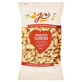 J.C.'S QUALITY FOODS Unsalted Cashews, 500 g