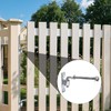 (4 Pack) 6'' J-Bolt Post Hinge, Heavy Duty Galvanized Gate