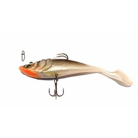 Behr Big Bait Preleaded Rubber Fish Set 20 cm 105 g Artificial Bait Bait Pike, Catfish, Cod + Free Snap (Set #8)