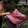 Breathable Nursing Cover Up and Car Seat Cover for Babies
