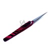 Stainless Steel Jeweler Style Tweezers #N1 Pink Black Zebra Color