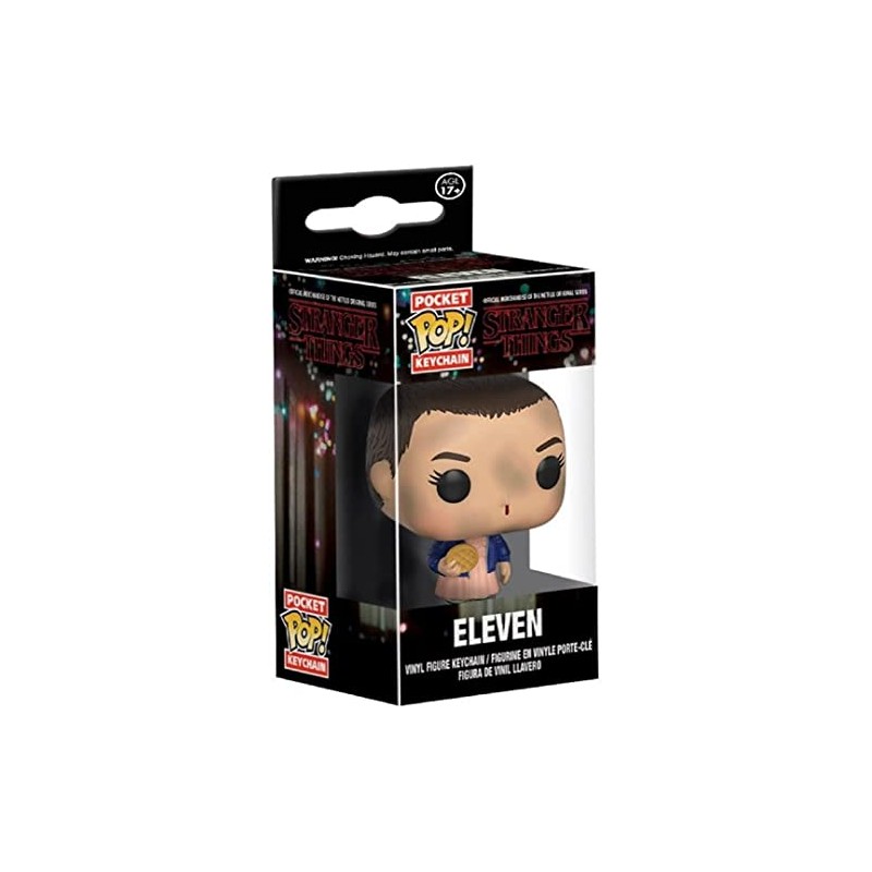 Funko Pop Keychain Stranger Things Eleven with Eggo (No Wig)