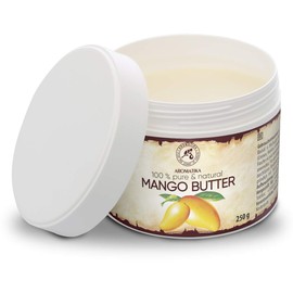 Mango Butter 250 g - Mangifera Indica from Indonesia - Emollient - Mango Kernel Oil - Mango Butter - Base Oil for Very Dry Skin - Hair Treatment - Skin Care - Nail Care - Hand Care