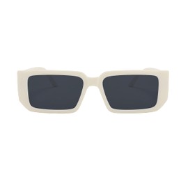 FEISEDY Small Fashion Square Sunglasses for Women Men 90s Vintage Rectangle Sunglasses B2972