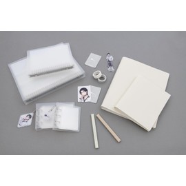 Nakabayashi MP-CBM7050-C Trading Card Binder, A5 Size, 20 Holes, 26 Ps, Holds 200 Sheets, Clear