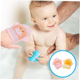 SUPVOX 2Pcs Bath Mitts Exfoliating Towels for Gentle Cleaning Soft Cartoon Design for Bathing Easy to Use Arms Legs for Daily Hygiene Random Color