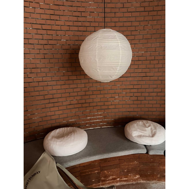 Hytsoeee(19.69Inch) Large Round Paper Lantern Lamp shade,White Rice Paper Lamp