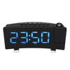 Digital Alarm Clock 180° Projection On Ceiling Wall USB Powered