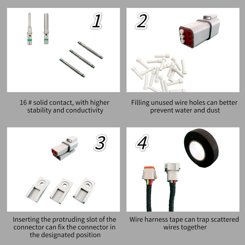 558 PCS DT Deutsch Connector Kit,2 3 4 6 8