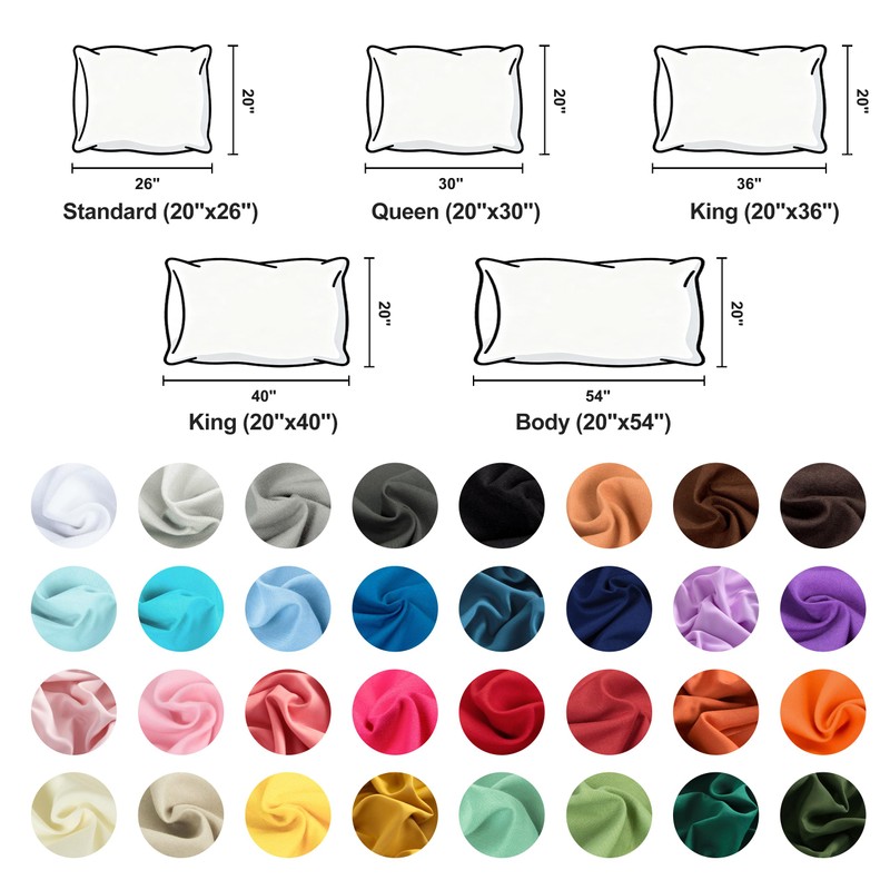 NTBAY Queen Pillowcase - 1 Pack Brushed Microfiber 20x30 Pillowcase
