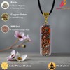 Sugandha Wellness Pyrite Necklace & Smoky Quartz Bracelet Set. Orgonite