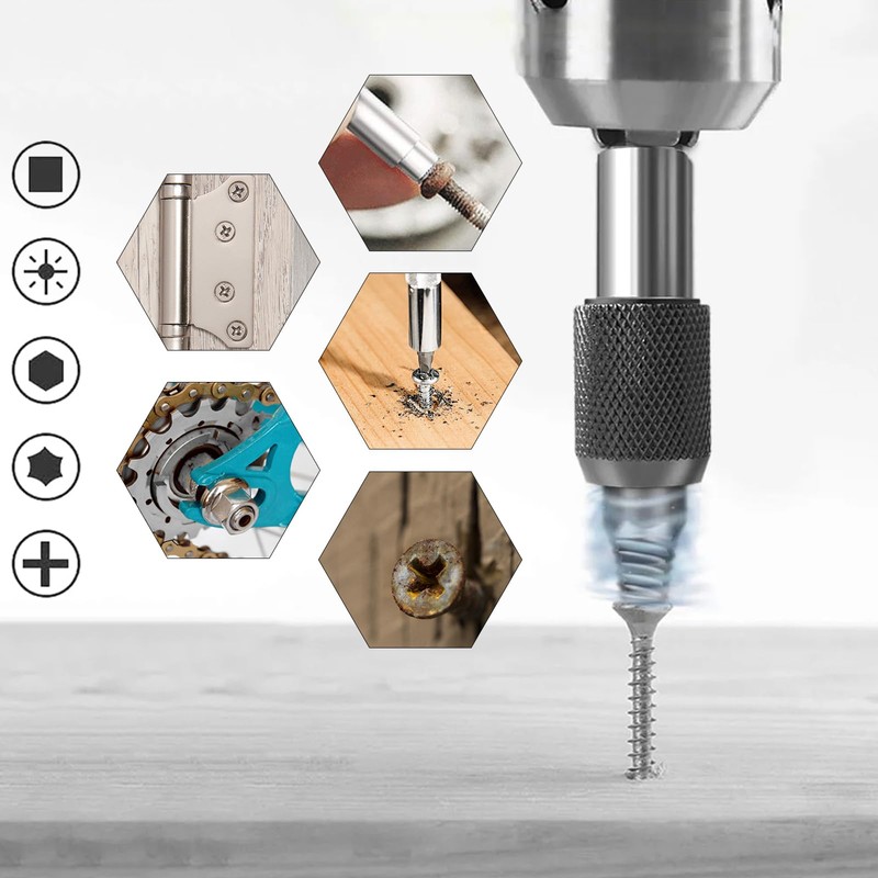 22PCS Damaged Screw Extractor, Screw Remover Tool Remove Tool Broken
