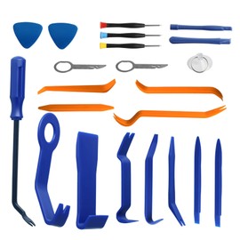 Car Trim Removal Tool Kit, 22 Pcs Plastic Pry Tool Trim Removal Tools, Auto Door Panel Trim Removal Tool Set, Car Stereo Audio Radio Removal Tools, Car Upholstery Fastener Terminal Remover Tool Kit