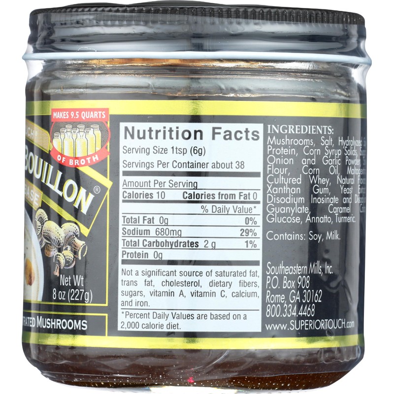 Better Than Bouillon Mushroom Base, 8 Ounces (Pack Of 6)