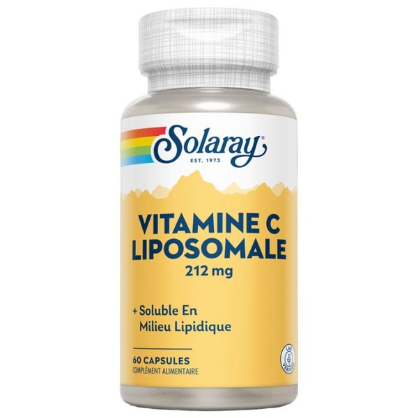 Solaray Vitamine C Liposomale en gélules, 212 mg