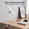clip on fan for bed 5V Clip-on USB Powered Fan