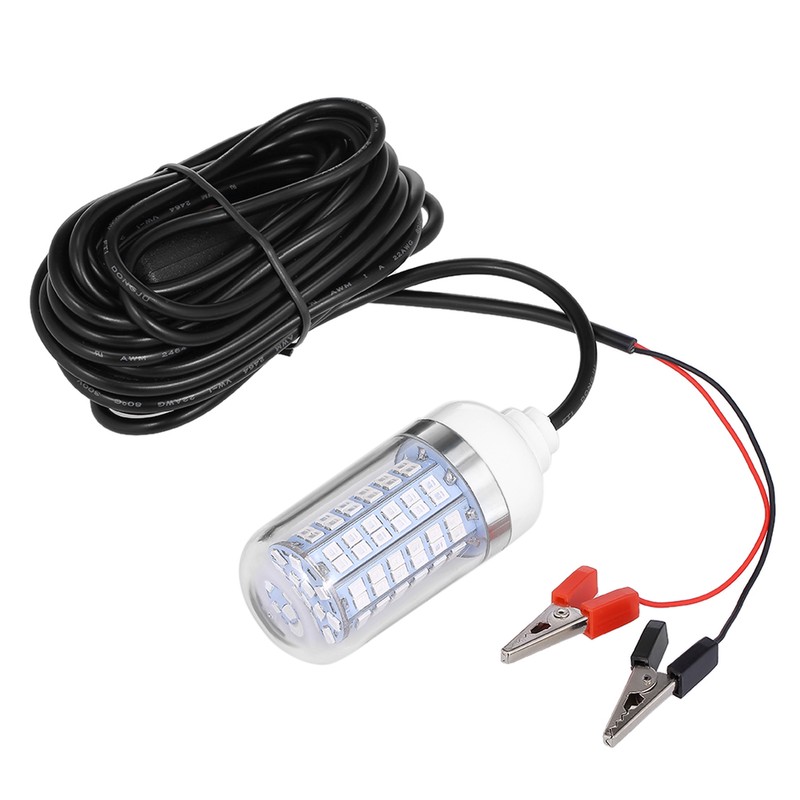 12V 15W Underwater Fishing Attract Light LED Lamp Fish Finding
