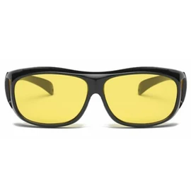 Tomuvpzn Macular Degeneration Glasses for Men/Women,Glasses for Macular Degeneration Aids, Glaucoma, Cataracts and Retinitis Pigmentosa for Outdoor and Indoor Yellow Lenses, Large Size