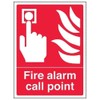 V Safety 13001AN-R Fire Alarm Call Point Sign - Portrait