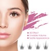 DIY Eyelash Extension, 3D Effect Individual Melt Flare Lash Cluster
