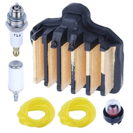 Gubeter 2 x Air Fuel Filter Primer Bulb Line Hose Kit 575296301 Kit For Poulan Pro Pp5020Av Chainsaw Part 575296301