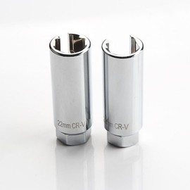 Pararect O2 Sensor Socket, Total Length: 3.5 inches (90 mm), Standard 0.9 inches (22 mm), Insertion Angle, 1/2 Socket Wrench, Replacement, Slit Width 0.3 inches (8 mm)