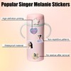 60Pcs Music Stickers Singer Melanie Stickers Aesthetic Melanie Idol Stickers