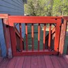 2 Sets Fence Gate Kit Gate Hardware with Gate Latch,