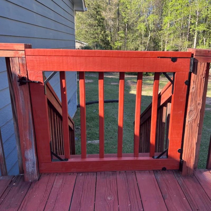 2 Sets Fence Gate Kit Gate Hardware with Gate Latch,