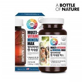 Abottle Multivitamin &amp; Mineral Max 90 Capsules / 어바틀 멀티비타민 앤 미네랄 맥스 90캡슐