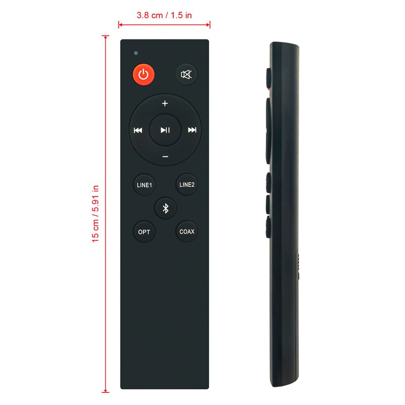 WINFLIKE Fully Functional Wireless Remote Control Replace for Edifier S1000MKII
