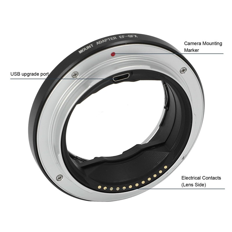 Autofocus Lens Converter Ring, Adjustable Aperture One Click Release, for