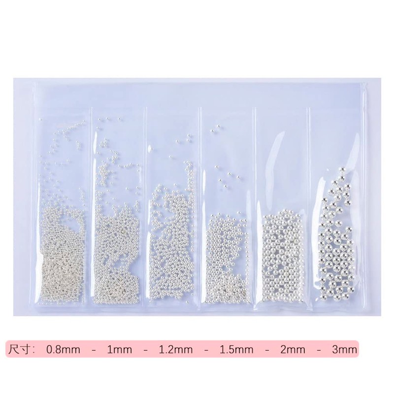 Mishi Cloud Nail Art Metal Beads 3D Steel Ball Nail