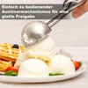 Ice Cream Scoop - Nonstick Anti-Freeze One Piece Aluminum Scooper