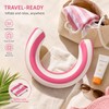 U-Shaped Inflatable Pool Float for Summer Fun – Striped PVC