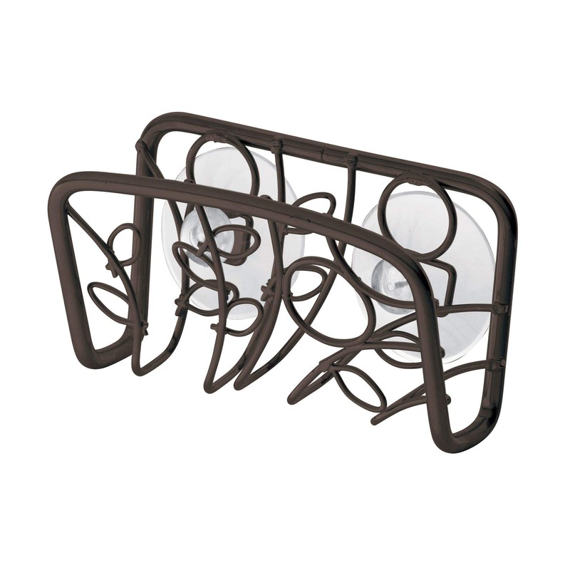 InterDesign Twigz Sostenedor de Succión para El Fregadero, Color Bronce