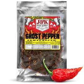 J&K Jerky Small Batch Handcrafted Beef Jerky Ghost Pepper 7oz