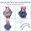 Indigo-Dyed Wrapping Cloth FUROSHIKI & Bag Handle Set Reusable Grocery