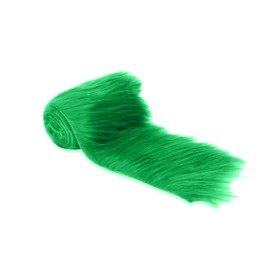 FabricLA Kelly Green Faux Fur Trim Fabric | Craft Fur for Gnomes, Grinch, and DIY Projects | 8" X 60"