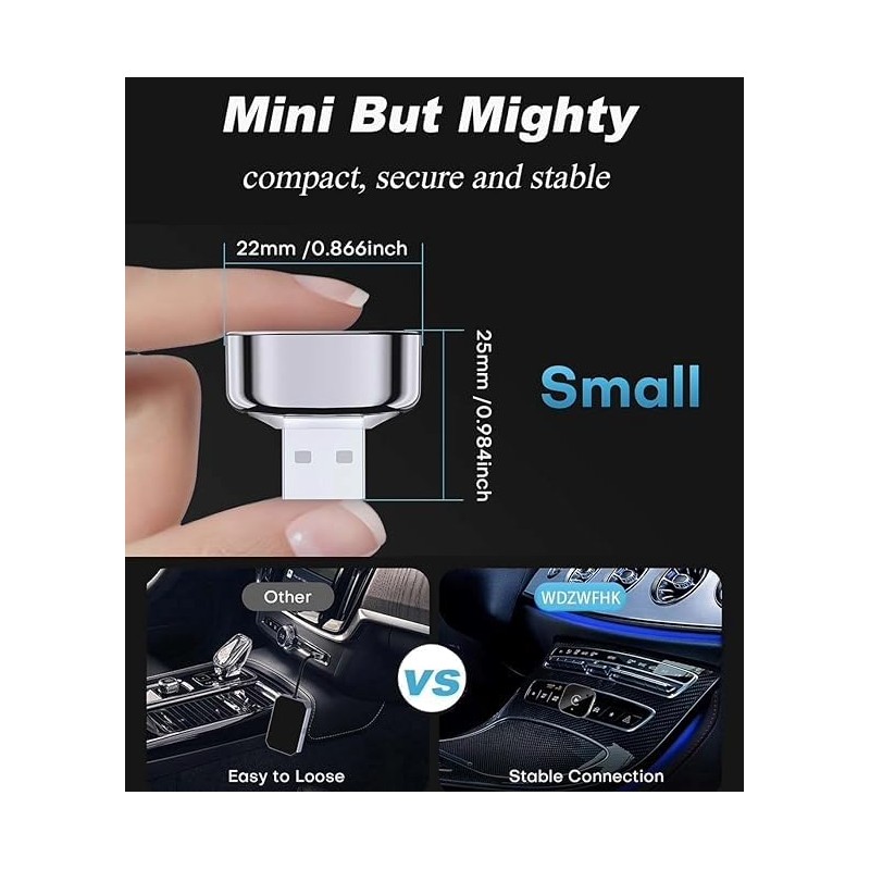 2in1Wireless CarPlay and Android Auto Adapter 2025 Convert Wired to