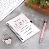Sinmoe Coworker Gift 3 Piece Set with Mini Spiral Notebook,