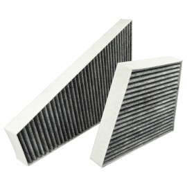 vhbw 2 x cabin filter replacement for Denso DCF231K for cars - with activated carbon