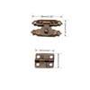 Dophee Hinge Hinges (10 Pieces) Crate Lock Box Latches (5