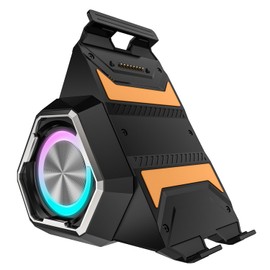 Ulefone Sound KIT for Armor Pad 4 Ultra Series, 2-in-1 Sound and Stand, 9W Power 114dB, Dual Colorful LED Lights, 8-pin Connector No Lag, Anti-Slip Pads